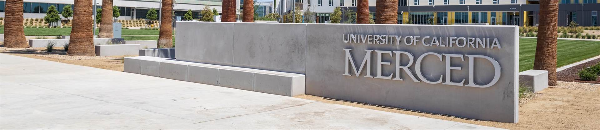 UC Merced campus photo of sign