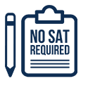 no SAT required