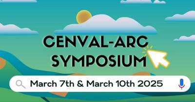 Graphic depicts the dates of the CENVAL-ARC Symposium, March 7 and 10, 2025.